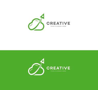 creative cloud logo vector