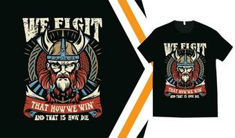 Viking T-Shirt Design, Custom vikings t-shirt Graphics, Viking Warriors tshirt, apparel custom design print mockup. vector