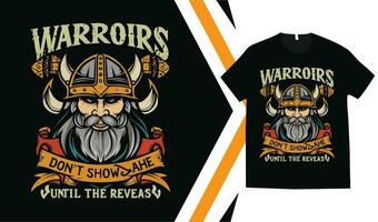 Viking T-Shirt Design, Custom vikings t-shirt Graphics, Viking Warriors tshirt, apparel custom design print mockup. vector