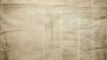 AI generated Old paper texture background with copy space photo