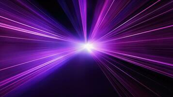 AI generated abstract purple speed motion on the road, technology background, photo