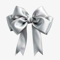 AI generated cute ribbon isolated clear background photo