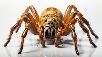 AI generated Nice Spider backgroun on white background photo