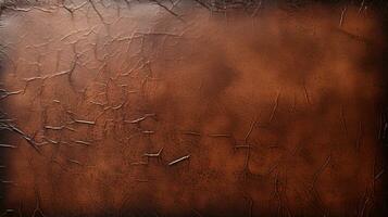 AI generated Leather texture background photo