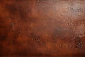 AI generated Leather texture background photo