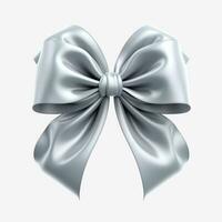 AI generated cute ribbon isolated clear background photo