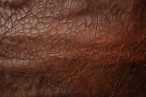 AI generated Leather texture background photo