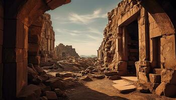 AI generated Uncovering the Secrets of Ancient Landscapes photo