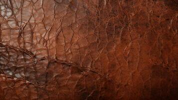 AI generated Leather texture background photo