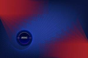 abstract modern red and blue background with a circle dot  and light effect  abstract vector wallpaper