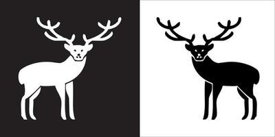 Illustration vector graphics of deer icon