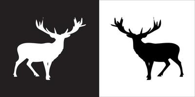 Illustration vector graphics of deer icon