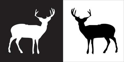 Illustration vector graphics of deer icon