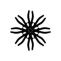 Artistic Circle Shape Created from Pliers Silhouette Composition, can use for Logo Gram, Decoration, Ornate, Art Illustration or Graphic Design Element. Vector Illustration