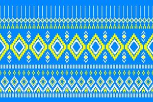 Geometric seamless ethnic pattern. Geometric ethnic pattern can be used in fabric design for clothes, decorative paper, wrapping, textile, embroidery, carpet, tribal pattern vector
