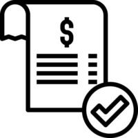 payment modern line style icon vector