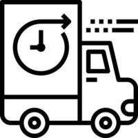 delivery modern line style icon vector