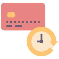 pay flat style icon vector