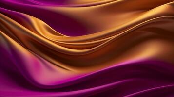 AI generated Swirling magenta and orange summer background photo