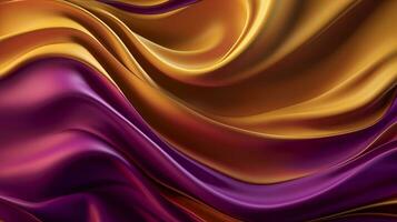 AI generated Swirling magenta and orange summer background photo