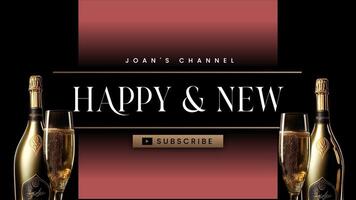 New Year Greetings Youtube Banner Template