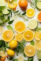 AI generated Natural Ingredients Spotlight Citrus, Herbs, and Essential Oils for Spring Cleaning photo