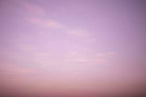 Dreamy purple sky  twilight background and sunlight with copy space photo