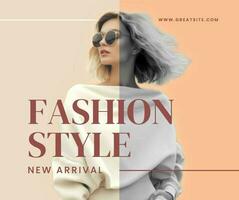 Minimalist Fashion Facebook Post template