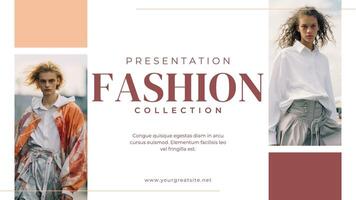 Minimalist Fashion Collection Presentation template
