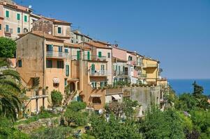 mountain Village of Poggio on Island of Elba,Tuscany,Mediterranean Sea,Italy photo