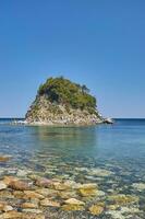 view to bathing Island from Pauline,Sister of Napoleon Bonaparte,Island of Elba,Tuscany,mediterranean Sea,Italy photo