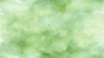 AI generated Abstract Green Watercolor Texture for a Vibrant Background. photo