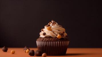 cup cake chocolate photo