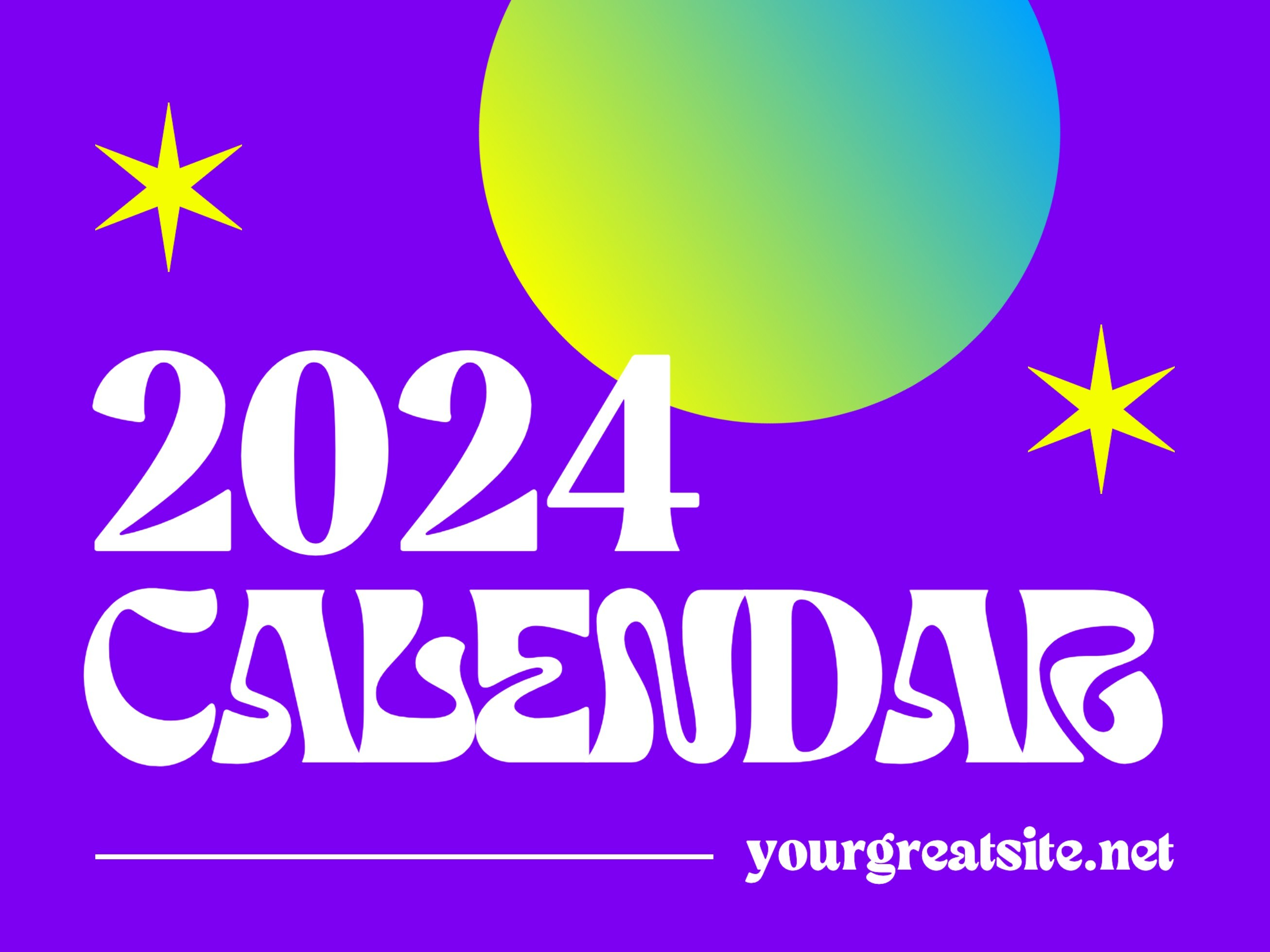 2024 Calendar Template