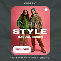 New Fashion Instagram Post template