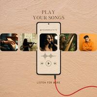 Music Player Templates Set for Instagram Post