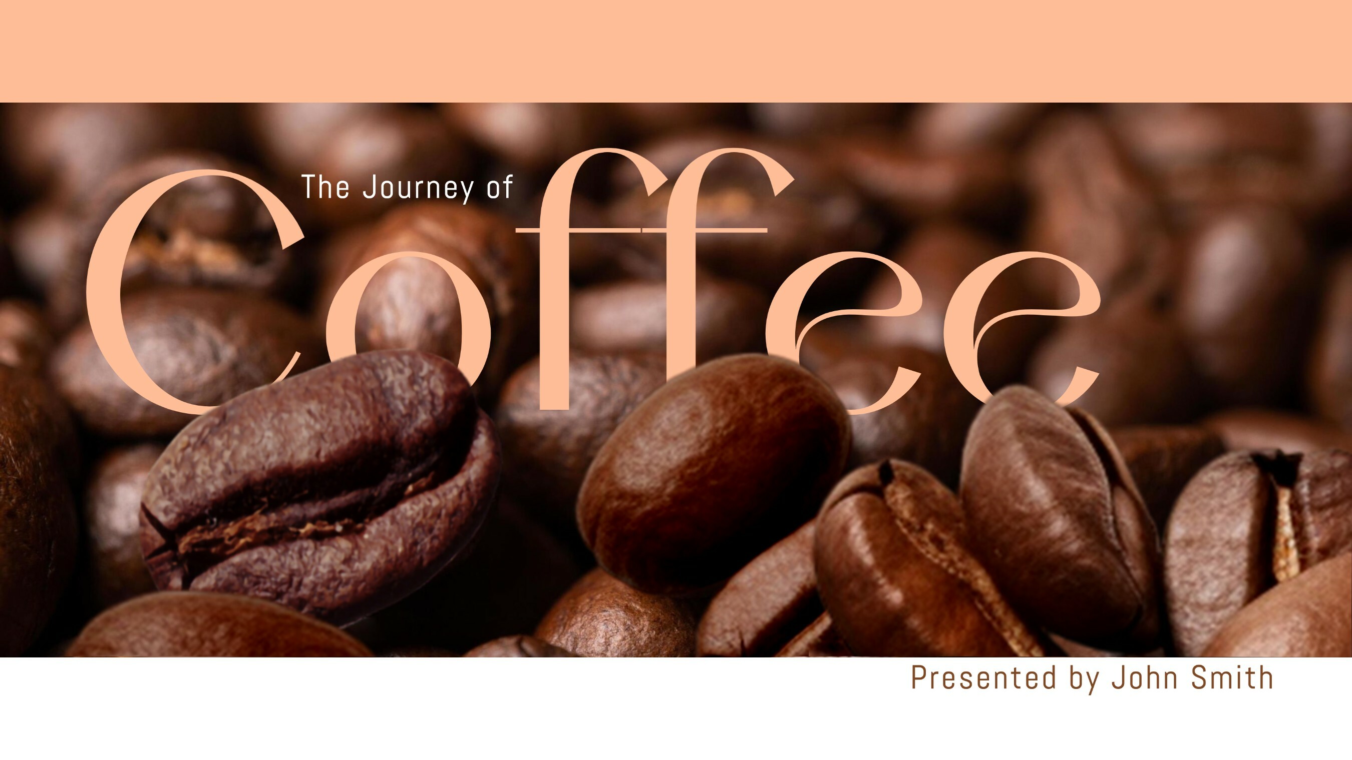 The Journey Of Coffee Presentation Template