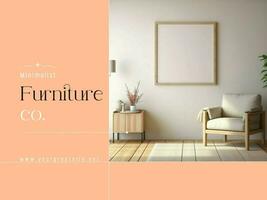 Minimalist Furniture Company Presentation Set template