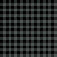 Seamless Repeating Dark Gray And Black Buffalo Plaid Pattern vector