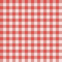 Seamless Repeating Light Red Buffalo Plaid Pattern vector
