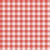 Seamless Repeating Light Red Buffalo Plaid Pattern vector