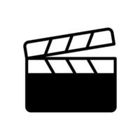 clapperboard icon vector design template