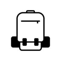 backpack icon vector design template