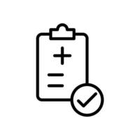 medical report icon vector design template