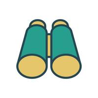 binoculars icon vector design template