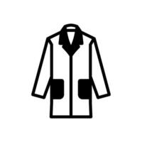 lab coat icon vector design template