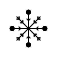 snowflake icon vector design template
