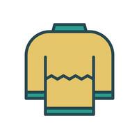 cozy sweater icon vector design template