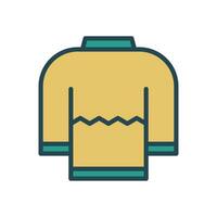 cozy sweater icon vector design template