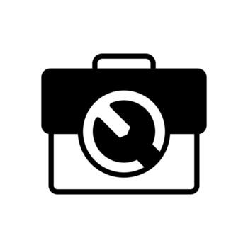 toolbox icon vector design template